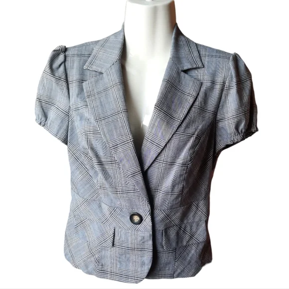 My Michelle Short Sleeve Blazer - Picture 1 of 6